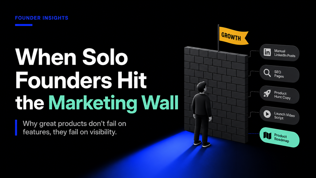 When Solo Founders Hit the Marketing Wall
