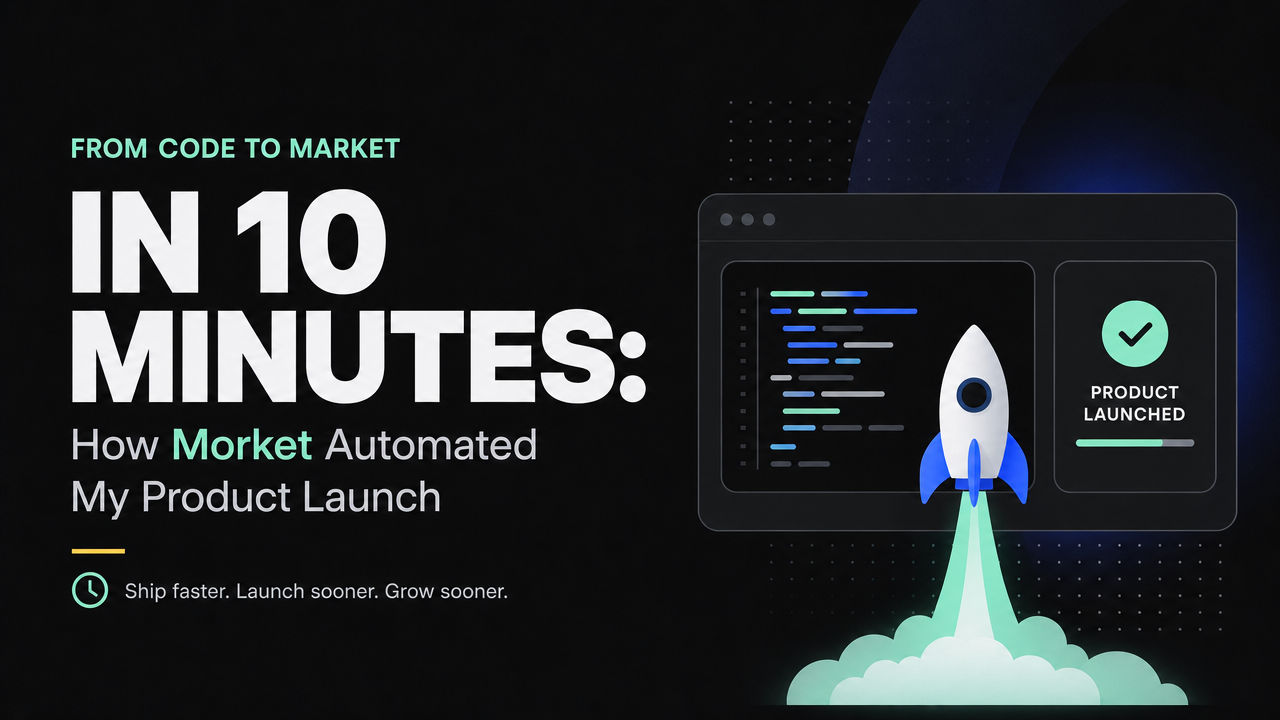 From Code to Market in 10 Minutes: How Morket Automated My Product Launch