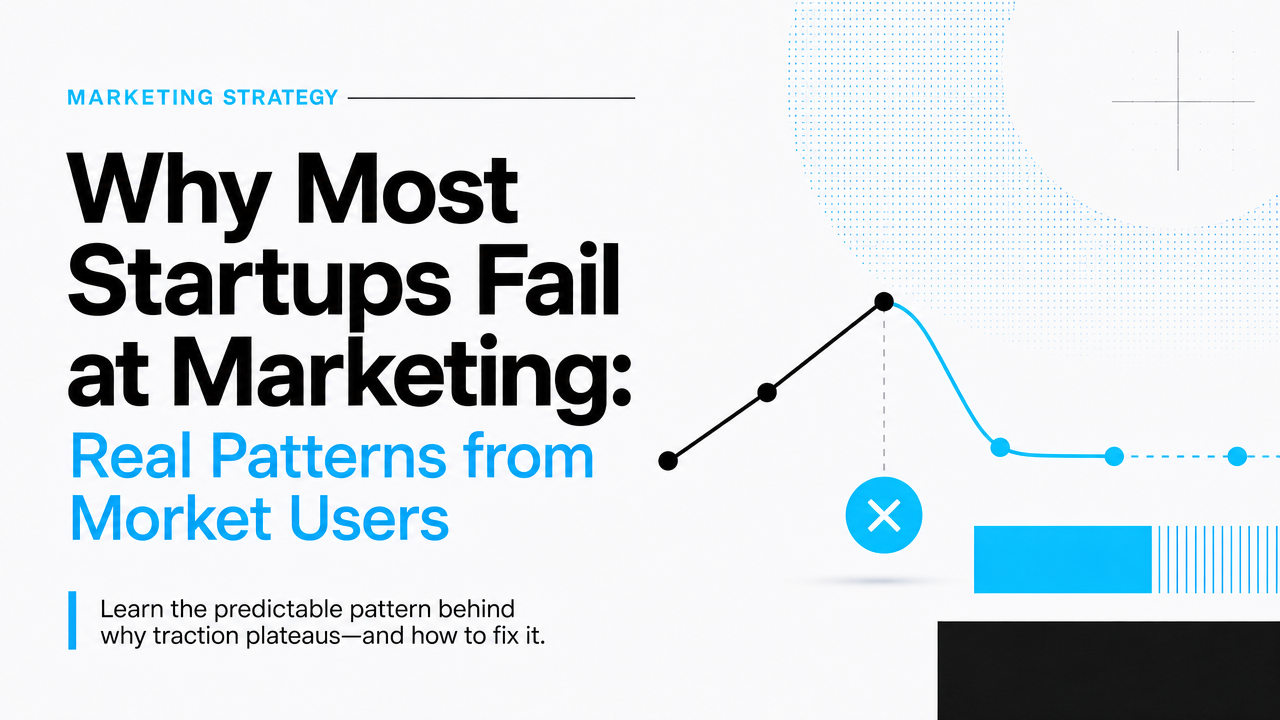 Why Most Startups Fail at Marketing: 5 Patterns We See Again and Again